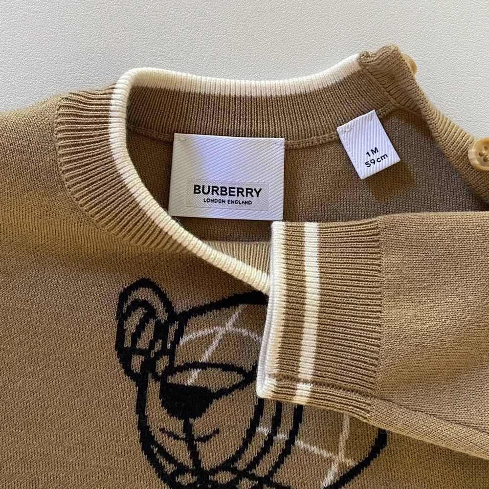 Burberry Baby Thomas Bear Infant Romper